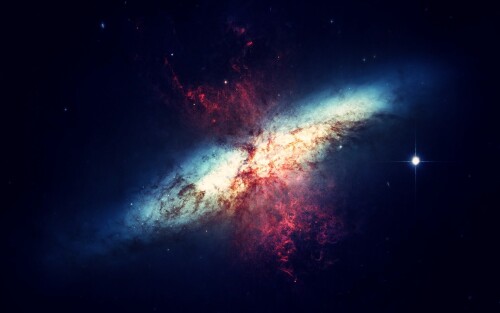 Galaxy Space Universe Night sky Sky Outer space