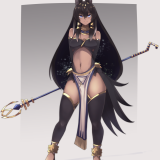 Anubis-Egyptian-Goddess-Monster-Girl-Female-Anubis-37